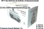 Preview: Spardose Auto VW T1 Samba Bus Bulli Surf mit Surfbrett Verpackung
